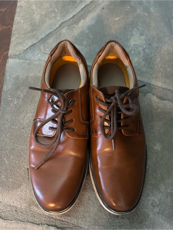 Other - Men's Brown Leather Lace-Up Shoes